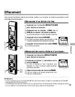 Preview for 59 page of Olympus W-10 - 16 MB Digital Voice Recorder Instructions Manual