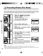 Preview for 24 page of Olympus WS-331M User Manual