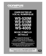 Olympus WS-400S Mode D'Emploi preview