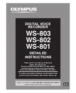 Preview for 1 page of Olympus WS-801 Detailed Instructions