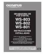 Olympus WS-801 Instrucciones Detalladas preview