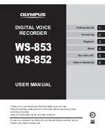 Olympus WS-853 User Manual preview
