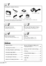 Preview for 2 page of Olympus X-560WP - Digital Camera - Compact Instruction Manual