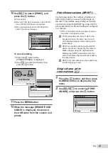 Предварительный просмотр 37 страницы Olympus X-560WP - Digital Camera - Compact Instruction Manual