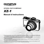 Preview for 1 page of Olympus XZ-1 Manuel D'Instructions