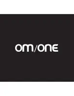 Предварительный просмотр 1 страницы Om Audio Om/One User Manual