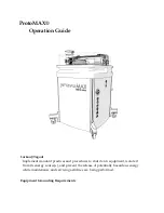 Omax ProtoMax Operation Manual preview