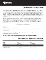 Preview for 3 page of Omcan BT10 Instruction Manual