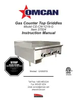 Omcan CE-CN-1219-G Instruction Manual preview