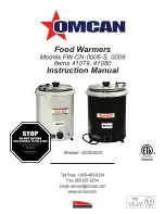 Omcan FW-CN-0006-S Instruction Manual preview