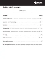 Preview for 2 page of Omcan J-110 Instruction Manual