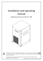 OMEGA AIR RDT Series Installation And Operating Manual предпросмотр