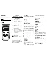 Omega Engineering HH801A Instruction Sheet предпросмотр