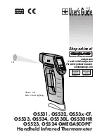 Preview for 1 page of Omega Engineering OMEGASCOPE OS523 User Manual