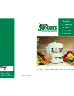 Omega Juicers Executive VIP 4000 Instruction Manual предпросмотр