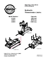 Omega 41100 Operating Instructions And Parts Manual preview