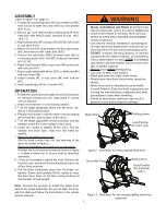 Предварительный просмотр 3 страницы Omega 46000 Operating Instructions & Parts Manual