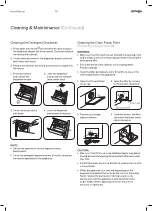 Preview for 19 page of Omega OFLW800W Installation & User Manual