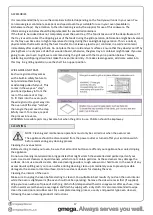Preview for 17 page of Omega OO640X Operating And Installation Instructions