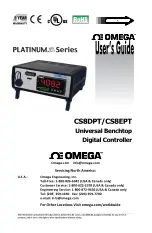 Предварительный просмотр 1 страницы Omega PLATINUM Series User Manual