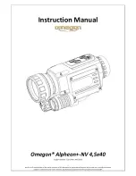 Omegon Alpheon plus minus NV 4.5x40 Instruction Manual preview