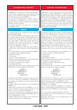 Preview for 5 page of OMGA T 521 SNC Operation And Maintenance Manual