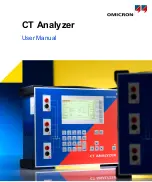 Предварительный просмотр 3 страницы Omicron Lab CT Analyzer User Manual