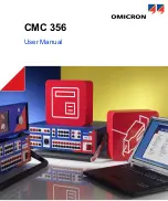 Omicron CMC 356 User Manual preview