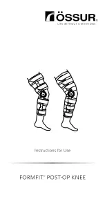 Preview for 1 page of Össur Formfit Post-Op Knee 24" Reg Instructions For Use Manual