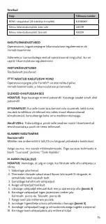 Preview for 89 page of Össur Formfit Post-Op Knee 24" Reg Instructions For Use Manual