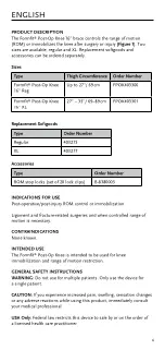 Preview for 4 page of Össur FORMFIT POST-OP KNEE Instructions For Use Manual