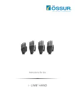Össur i - LIMB HAND Instructions For Use Manual preview