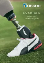 Össur LOGIC Proprio Foot Connection Manual предпросмотр