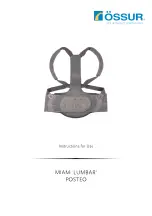 Össur Miami Lumbar Posteo Instructions For Use Manual preview