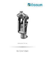Össur OH7 KNEE Instructions For Use Manual preview