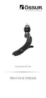 Össur PRO-FLEX XC TORSION Instructions For Use Manual preview