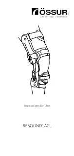 Össur REBOUND ACL Instructions For Use Manual preview