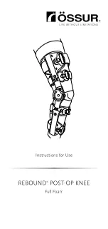 Предварительный просмотр 1 страницы Össur REBOUND POST-OP KNEE Instructions For Use Manual