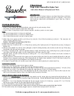 paasche H-1 Instruction Manual & Replacment Parts preview