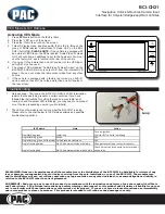 Предварительный просмотр 4 страницы PAC BCI-CH21 Instruction Manual