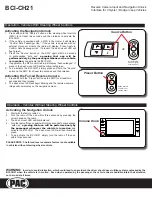 Предварительный просмотр 7 страницы PAC BCI-CH21 Instruction Manual