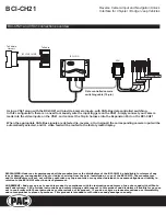 Предварительный просмотр 10 страницы PAC BCI-CH21 Instruction Manual