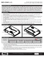 PAC BCI-CH41 User Manual preview