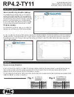 Предварительный просмотр 7 страницы PAC RP4.2-TY11 Manual
