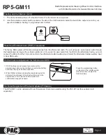 Preview for 4 page of PAC RP5-GM11 Technical Bulletin