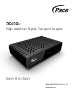Pace DC60Xu Quick Start Manual preview