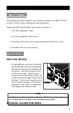 Preview for 3 page of Pace MBT250 Operation & Maintenance Instructions Manual