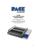Pace PH 100 Operation Manual preview