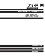 Предварительный просмотр 1 страницы Pace PROGRAMMABLE THERMOFLO Operation & Maintenance Manual