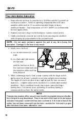 Preview for 10 page of Pace SX-70 SODR-X-TRACTOR Operation & Maintenance Instructions Manual